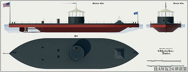 160年前 世界第一艘配备炮塔的战舰下水 外形怪异却成为时代先驱 - 3