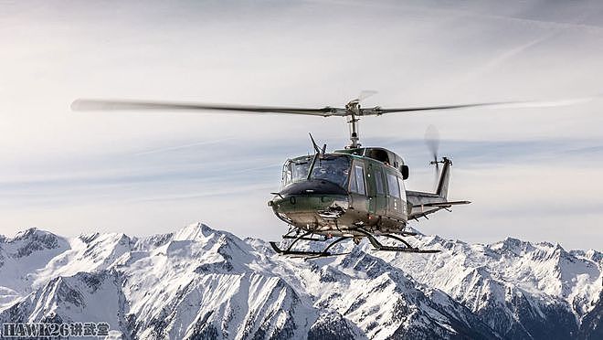 奥地利陆军航空兵山区起降训练 模拟救援阿尔卑斯山区的遇险者 - 1