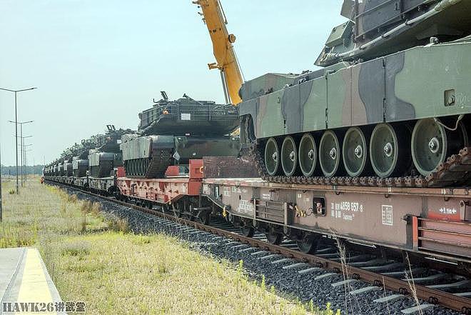 美军第一批M1A2坦克运抵波兰储备基地 将大幅提高快速部署能力 - 2