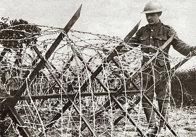 一战二战有什么不起眼的大杀器？1867年11月24日格利登发明铁丝网 - 3