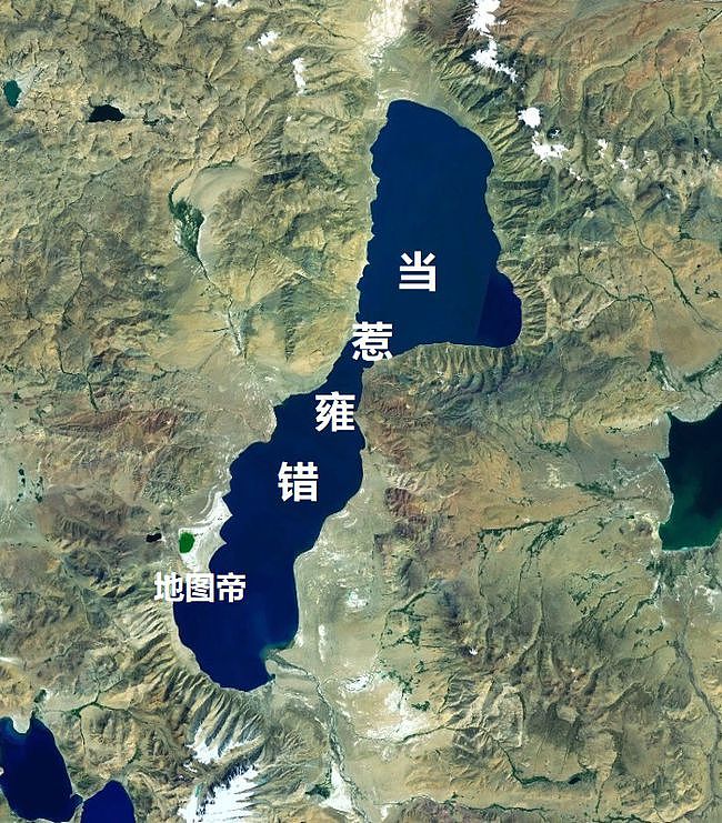 西藏五大湖，都在哪儿？看地图一目了然 - 5