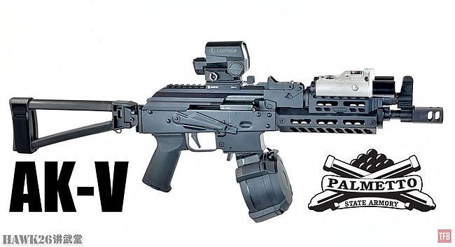 评测：棕榈州兵工厂公司AK-V手枪 9mm口径的卡拉什尼科夫枪械 - 1