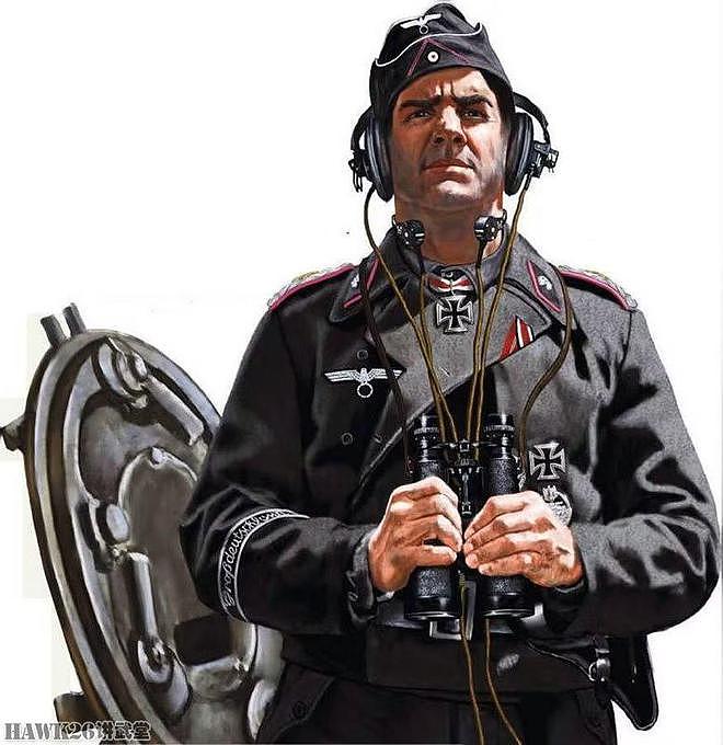 戏说：二战德国坦克兵的黑色夹克 古德里安参与设计 成为荣誉标志 - 3