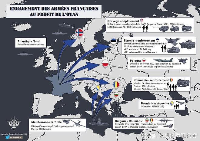 北约向东欧各国的调兵情况：最近两周已部署14万人 - 2