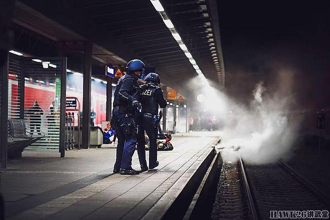 图说：德国警方在火车站实战演习 一线巡警独立处置 抓获恐怖分子 - 4