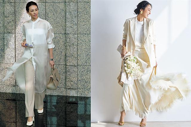 春夏第一件白衣如何选，40+女人更应注重面料，才能穿出高雅气质 - 6