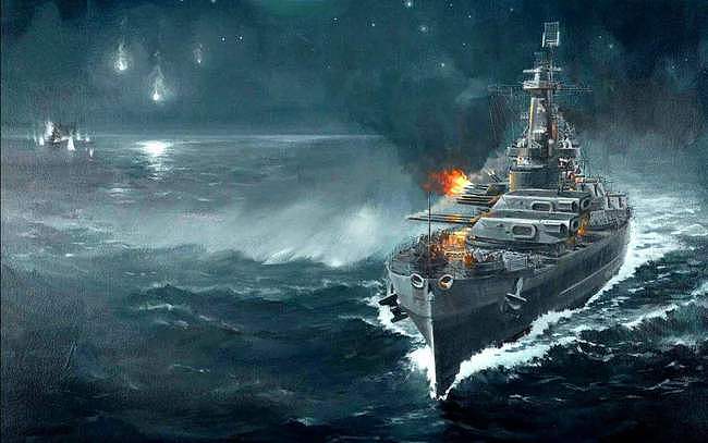 3万1千吨战列舰被3发鱼雷击沉，大和号、长门号、雪风号撒腿就跑 - 1