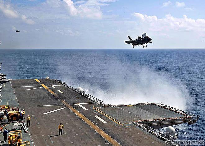 美国海军两栖攻击舰日常训练“超级种马”“闪电II”不同着舰方式 - 5