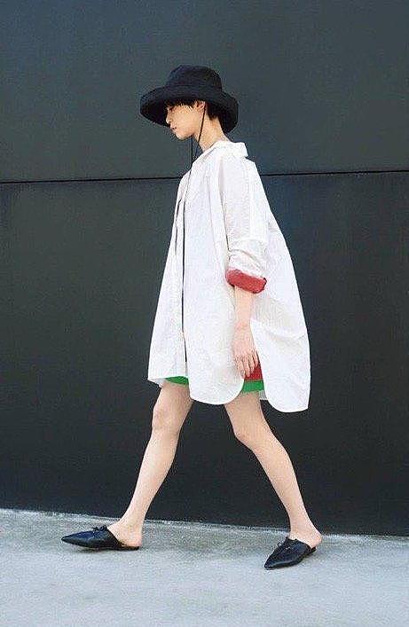 谁说矮个子不能穿平底鞋，连日本妹子都在穿，文艺日系美更独特 - 3