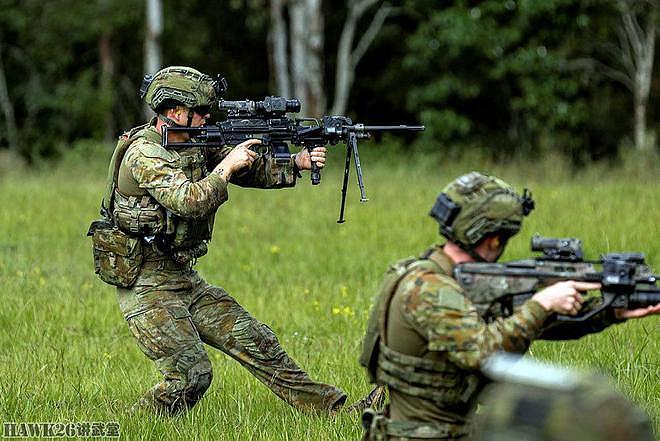 澳大利亚陆军实弹训练 最好的AUG登场 米尼米机枪悄然更换枪托 - 8