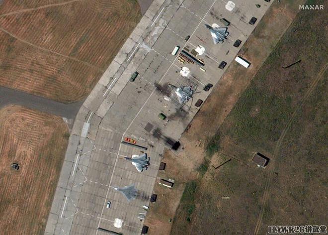 卫星照片解读：俄罗斯至少一架苏-57受损 乌克兰无人机战绩确认 - 3