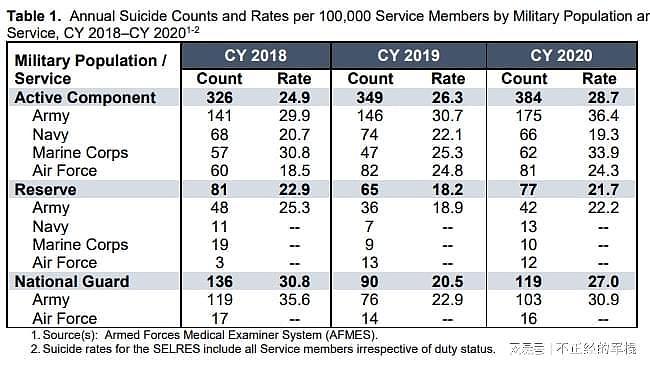 美国五角大楼的担忧：20年三万士兵自杀，是阵亡人数的四倍 - 4