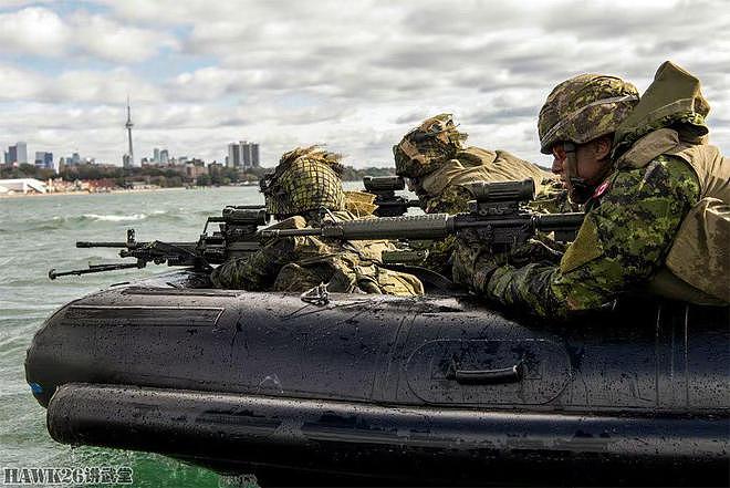 加拿大陆军测试突击艇机枪架 为橡皮艇装上“利齿”成两栖火力点 - 6