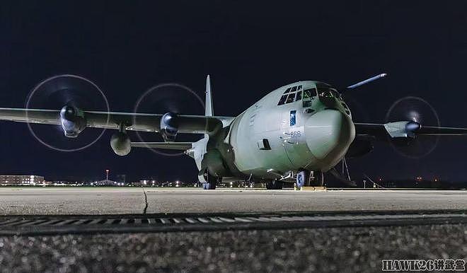 英国空军C-130J“大力神”夜航 飞行员佩戴夜视仪 训练有特殊目的 - 2