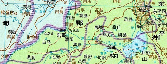 黄河在河北平原的大改道，有5次之多，流经地涵盖了河北省中南部 - 3
