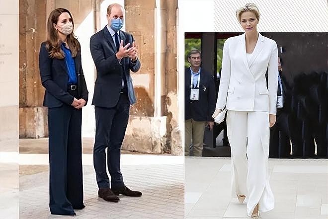 皇室也流行大号西装？凯特王妃和欧洲皇室成员，竟也放弃修身版型 - 9