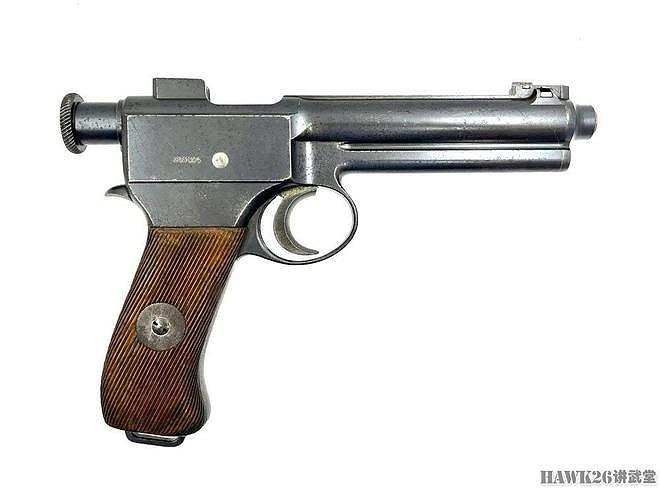 细看：罗斯-斯太尔1907手枪 奥匈帝国制式武器 枪管回转闭锁方式 - 2