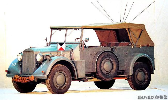 二战德军全轮驱动车辆 顶尖技术集于一身 希特勒座车改成移动邮局 - 6
