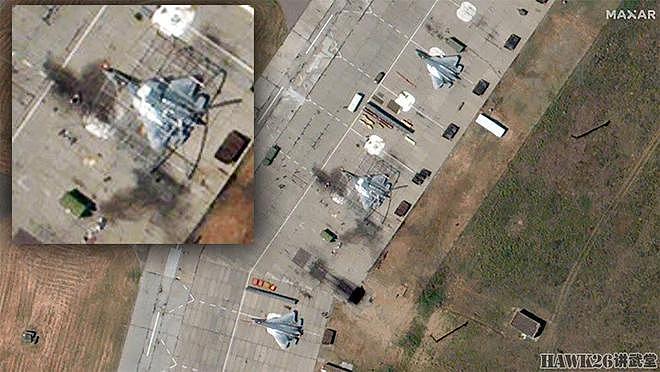 卫星照片解读：俄罗斯至少一架苏-57受损 乌克兰无人机战绩确认 - 1