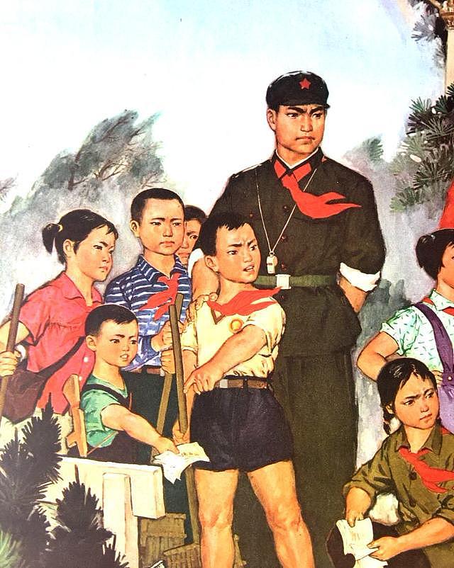 那年那画｜宣传画《打击教唆犯》-上海人民出版社1976年版 - 2