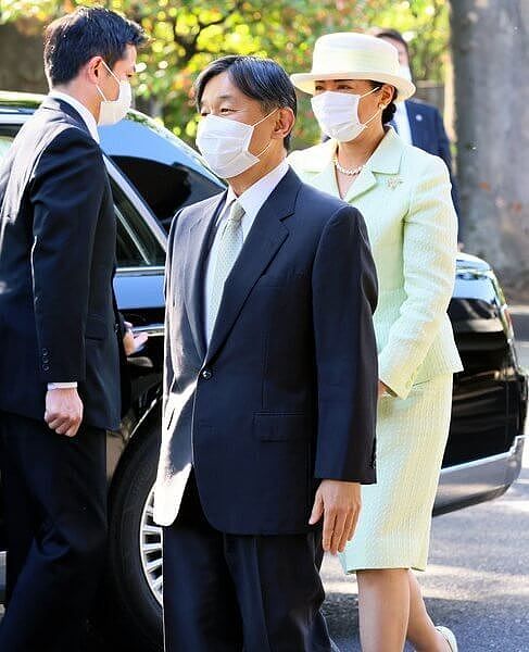 日本58岁雅子皇后的新造型翻车！拖地长裙显得好臃肿，发福成肉墩 - 14