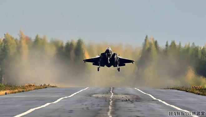 挪威空军F-35A隐形战斗机首次在高速公路起降 提高战时生存几率 - 5