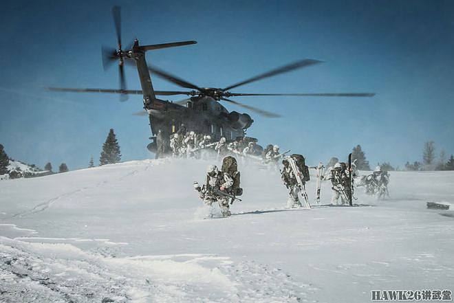 德国第232山地步兵营冬季训练 机降在林海雪原 面临极端严寒挑战 - 3