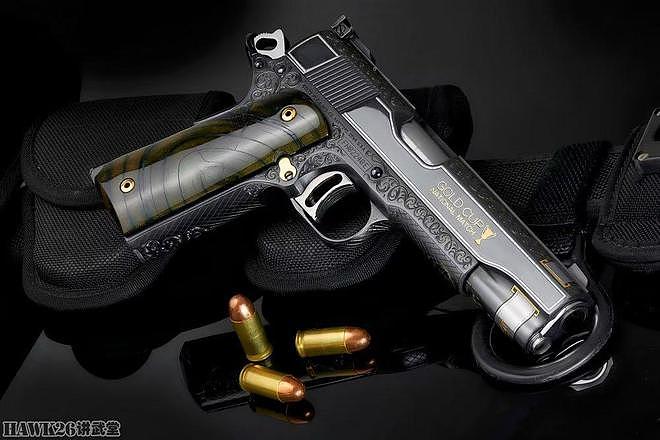 SK定制公司柯尔特主题雕刻手枪 采用古董型号 大师精心制作完成 - 3