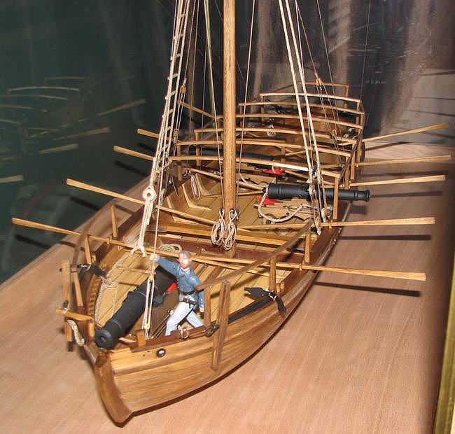 舢板炮艇：风帆时代的小船扛大炮，打出俄罗斯海军史上第二大败仗 - 9