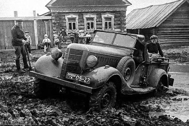 图说：嘎斯-61 苏联第一款四轮驱动越野车 苏军将帅最钟爱的座车 - 6