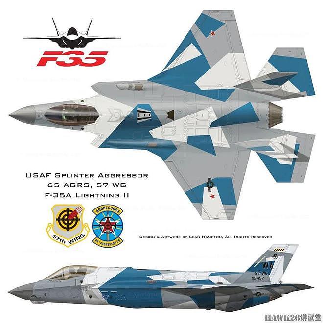 美军重建第65“入侵者”中队 并配备F-35A隐形战机 模拟中国空军 - 3