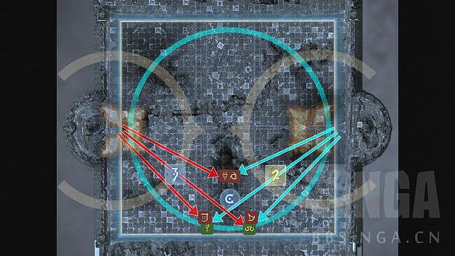 最终幻想14：绝龙诗P6冰火线正三角打法 - 2