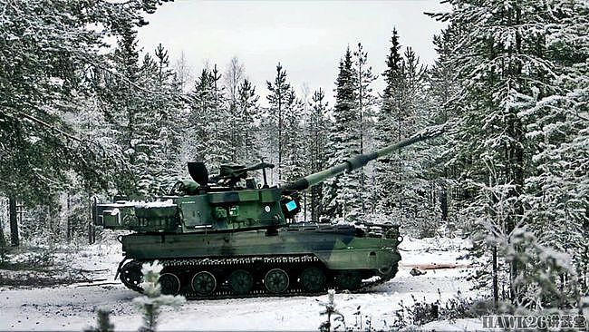 芬兰K9自行榴弹炮雪地射击训练 内部照片曝光 俄罗斯坦克帽亮相 - 2
