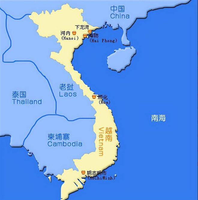 越南拥有狭长的国土，为何把首都放在紧邻中国的北部，不放在南部 - 5