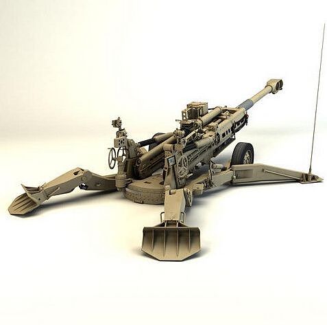 被誉为“世界上最大的狙击步枪” 实拍M777型榴弹炮震撼射击图 - 2
