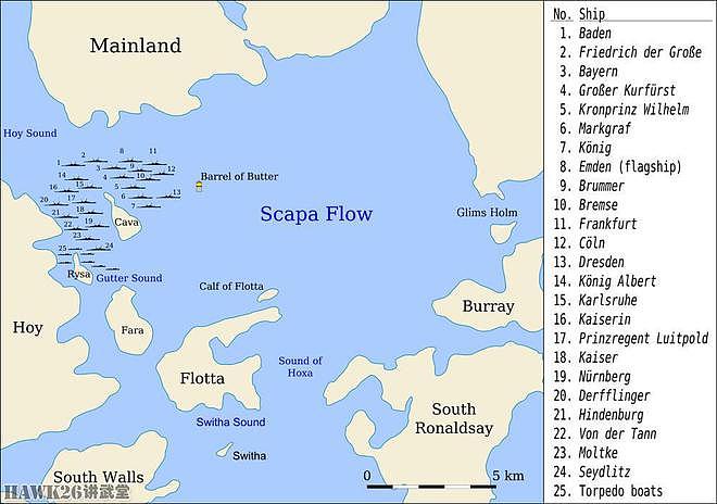 105年前 德国公海舰队在英国斯卡帕湾自沉 历史最大规模自沉事件 - 3