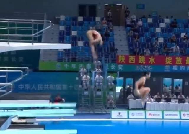 尴尬!跳水世界冠军全运会得0分,双人3米板2套动作,女教练憋住不笑 - 7