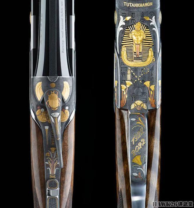 贝雷塔图坦卡蒙定制霰弹枪 纪念其陵墓发现100周年 致敬埃及文明 - 4