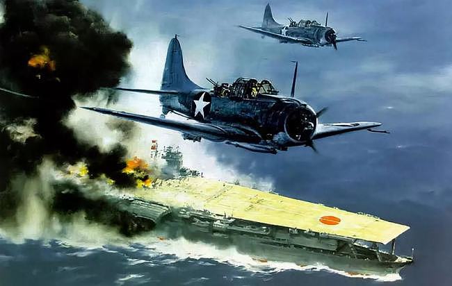决战中途岛：日本出动4艘航母，却被美军单面虐杀，5分钟炸沉三艘 - 4