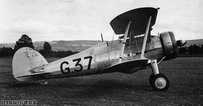 88年前 格洛斯特G.37“角斗士”首飞 二战英国最后一款双翼战斗机 - 2
