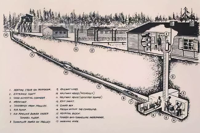 二战特壮烈的越狱：600战俘一年协作挖隧道，却因挖短3米功亏一篑 - 4