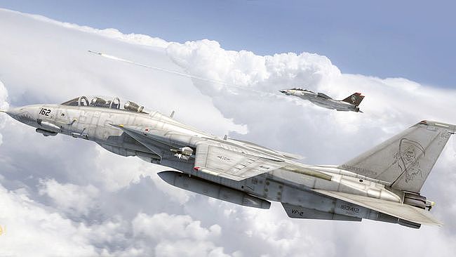 用时480秒 美军F-14“雄猫”击落两架苏制米格-23战机 - 15
