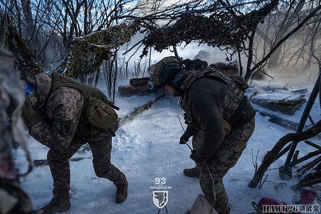 乌克兰第93独立机械化旅宣传图 80年老炮与白胡子老兵在前线苦战 - 9