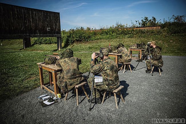 德军步兵学校狙击手培训班 精锐部队选派射手 学习G22A2狙击步枪 - 5