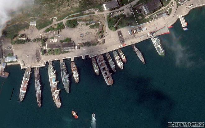 卫星照片解读：俄罗斯“公社”号潜艇救援舰无伤 乌克兰谎报战果 - 2