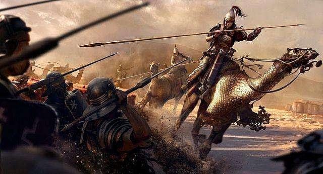 古代骑兵如何在战马上使用长枪，真像电影里那样骑枪对冲吗？ - 3