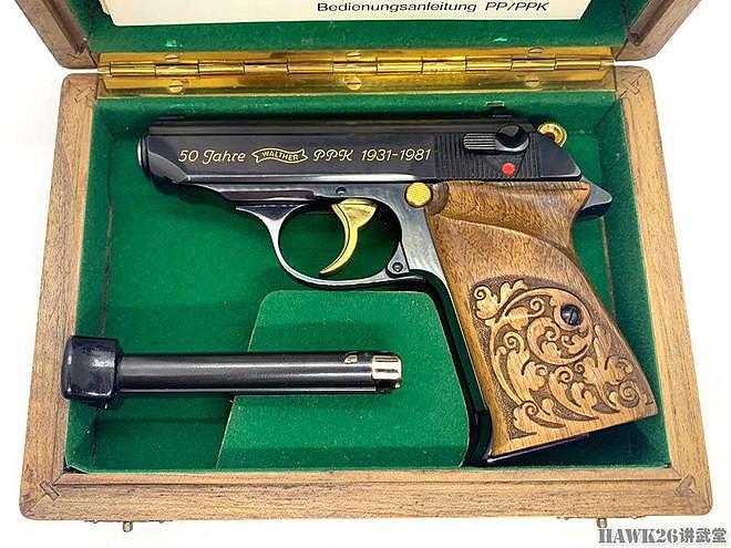 细看：瓦尔特PPK 50周年纪念款手枪 见证德国枪械制造的顶尖工艺 - 3