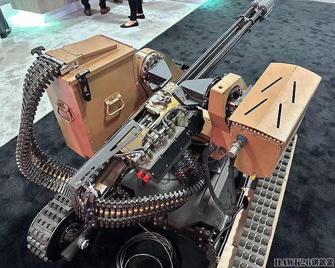西格绍尔公司新型作战机器人 履带式底盘 配备.338NM加特林机枪 - 5