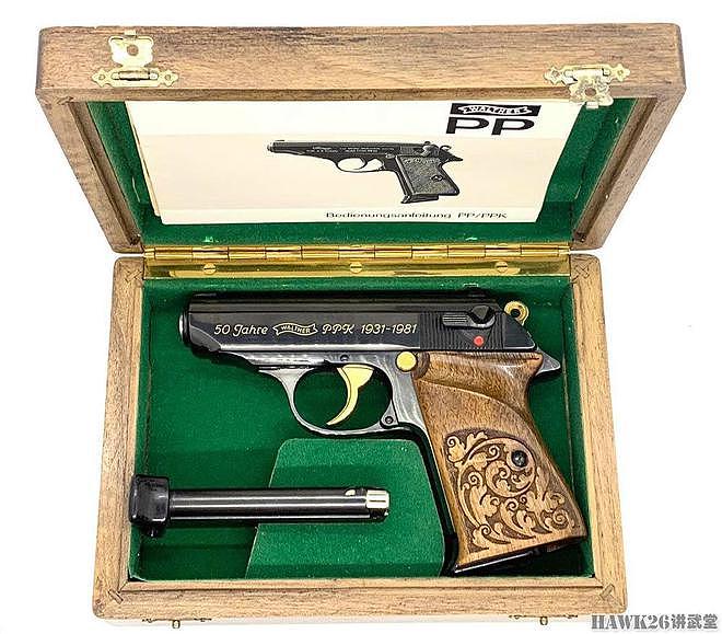 细看：瓦尔特PPK 50周年纪念款手枪 见证德国枪械制造的顶尖工艺 - 1