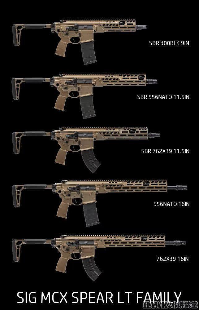 细看：西格绍尔MCX SPEAR-LT系列步枪 五个型号 囊括三种口径 - 2